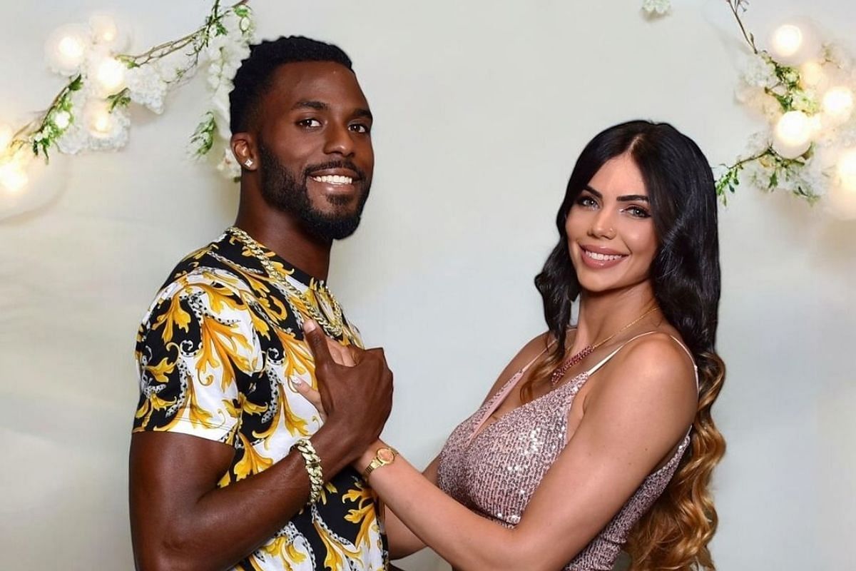 Kenny Bednarek and his girlfriend, Sharmila Nicollet - Source- Getty