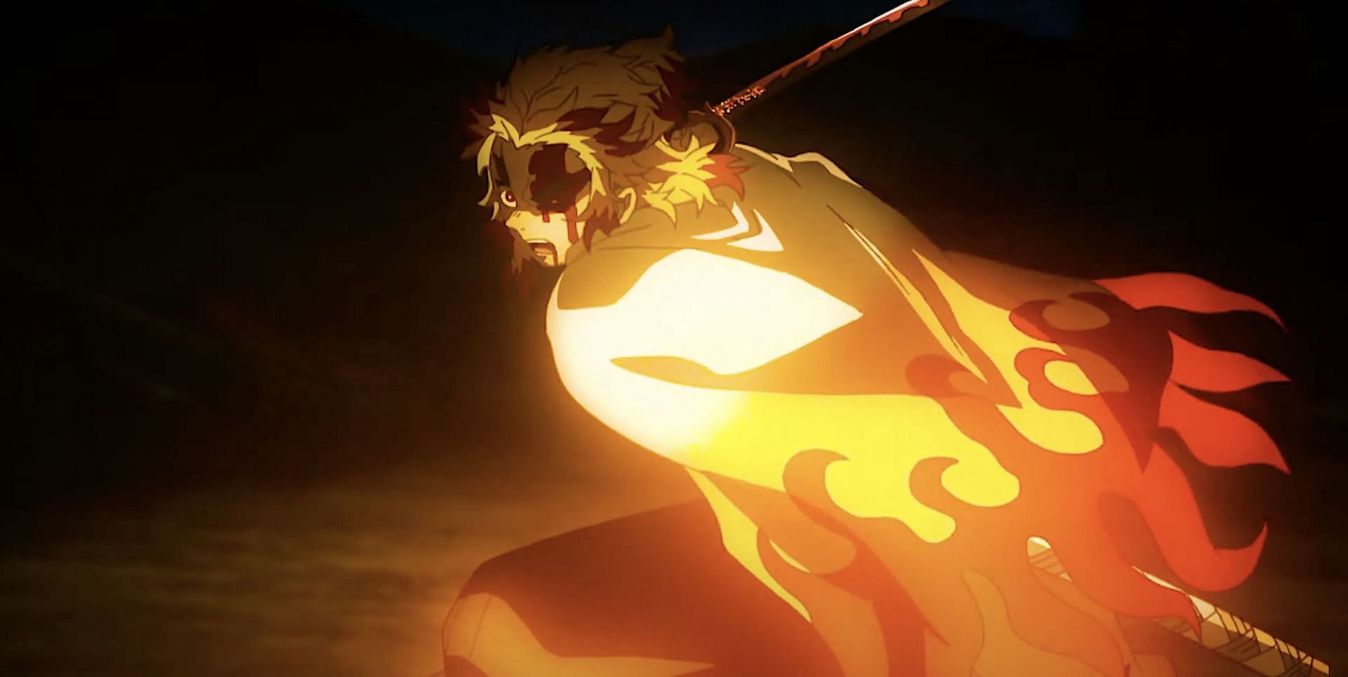 Rengoku as seen in anime (Image via ufotable)