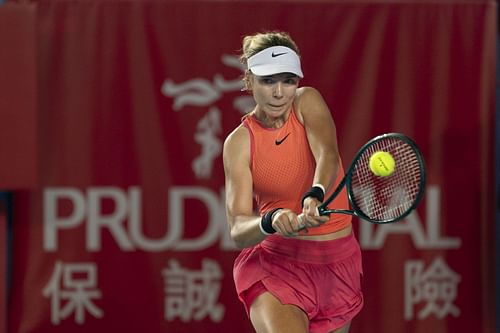 Boulter in action at the 2024 Hong Kong Tennis Open (Source: Getty)