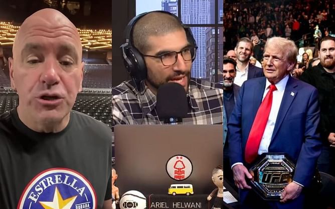 “They are using him” - Ariel Helwani accuses Dana White of aiding Donald Trump further his political agenda at UFC 309
