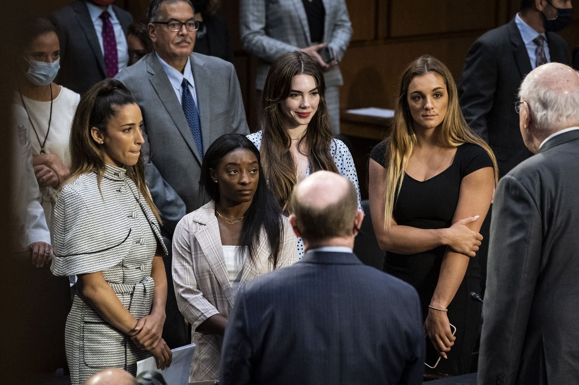 Simone Biles and others testifying at the Capitol Hill - (Source: Getty)