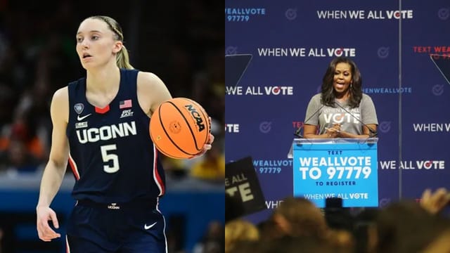 Paige Bueckers shares Michelle Obama's last voting plea