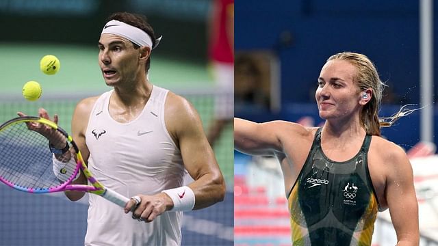 Rafael Nadal and Ariarne Titmus (Images via: Getty)