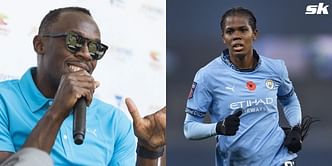 “It's hard to support Bunny Shaw" - Manchester United fan Usain Bolt gives hilarious take on fellow Jamaican playing for Man City