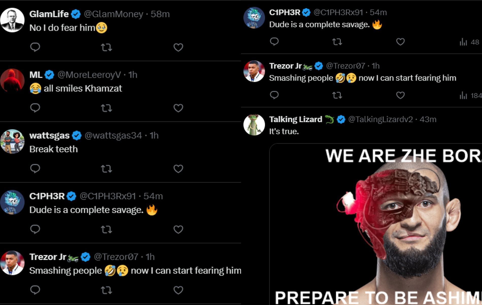 Fan reactions [Screenshots courtesy: @ChampRDS on X].
