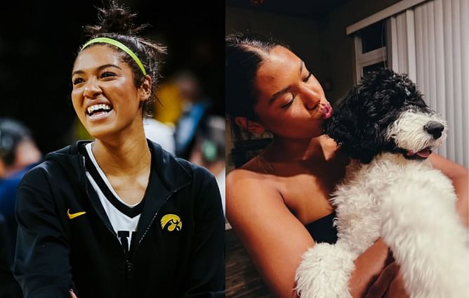 Iowa's Jada Gyamfi poses as a "happy girl" in latest swimwear outfit from Mexico