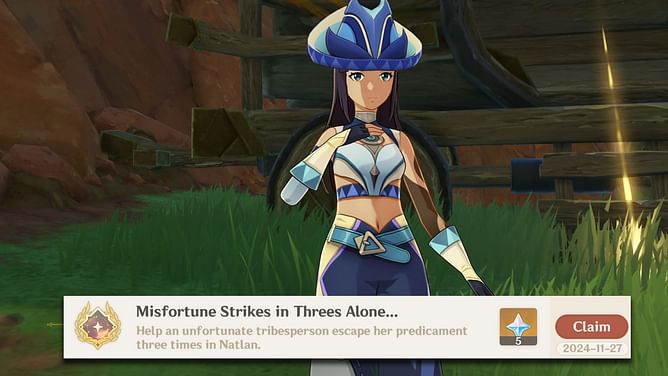 Genshin Impact Misfortune Strikes in Threes Alone hidden achievement unlock guide