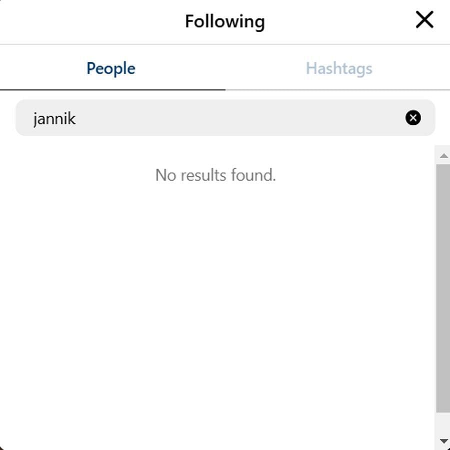 Anna Kalinskaya does not follow Jannik Sinner on Instagram (Image Source: Anna Kalinskaya Instagram)