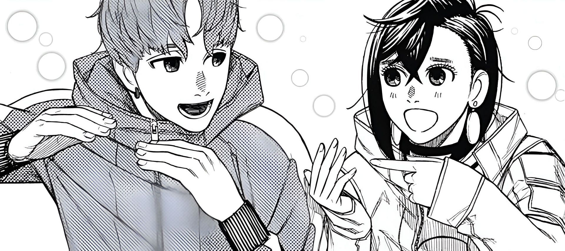 Jin Enjoji and Momo Ayase as seen in the manga (Image via Yukinobu Tatsu/Shueisha)