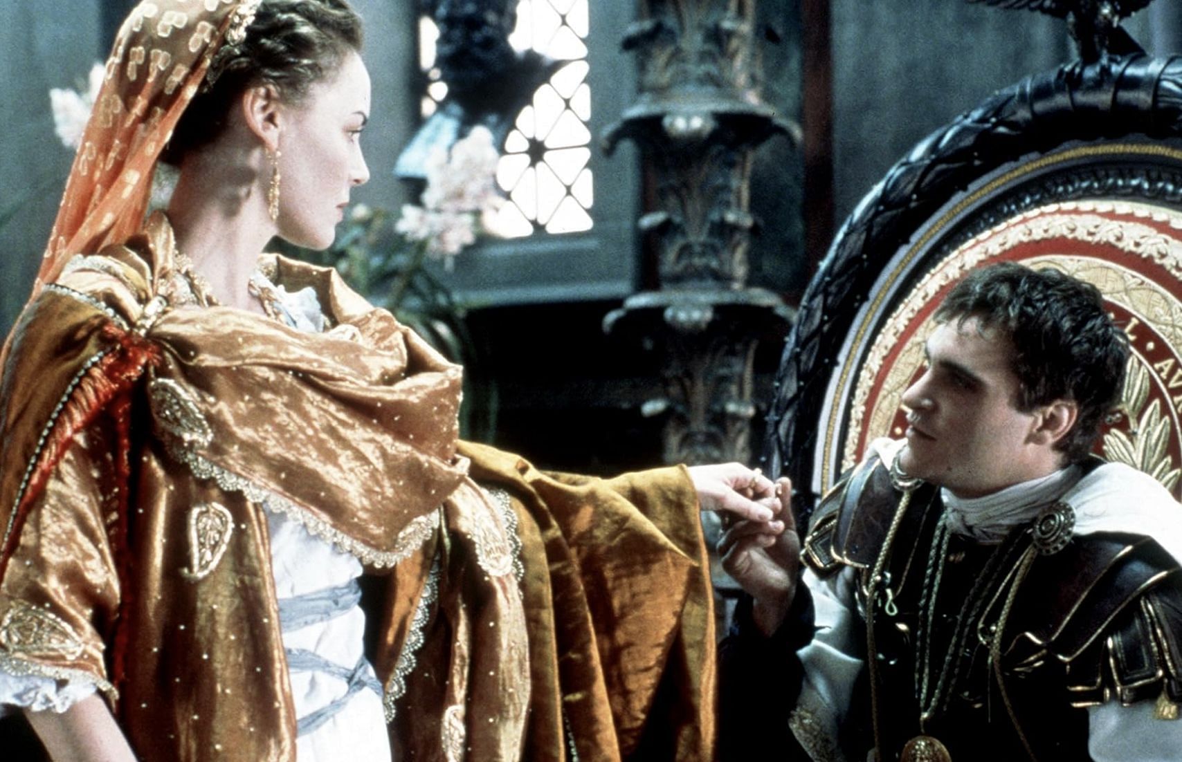 Connie Nielsen and Joaquin Phoenix in Gladiator (Image via DreamWorks Pictures, Universal Pictures)