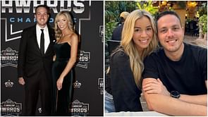 Alex Bowman and Chloe Henderson share holiday moments on Thanksgiving as NASCAR offseason continues