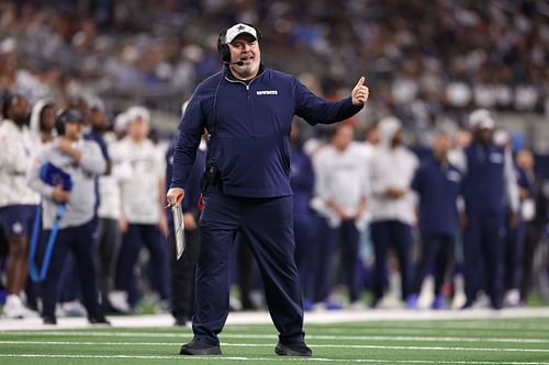 Mike McCarthy during Philadelphia Eagles vs. Dallas Cowboys - Source: Getty