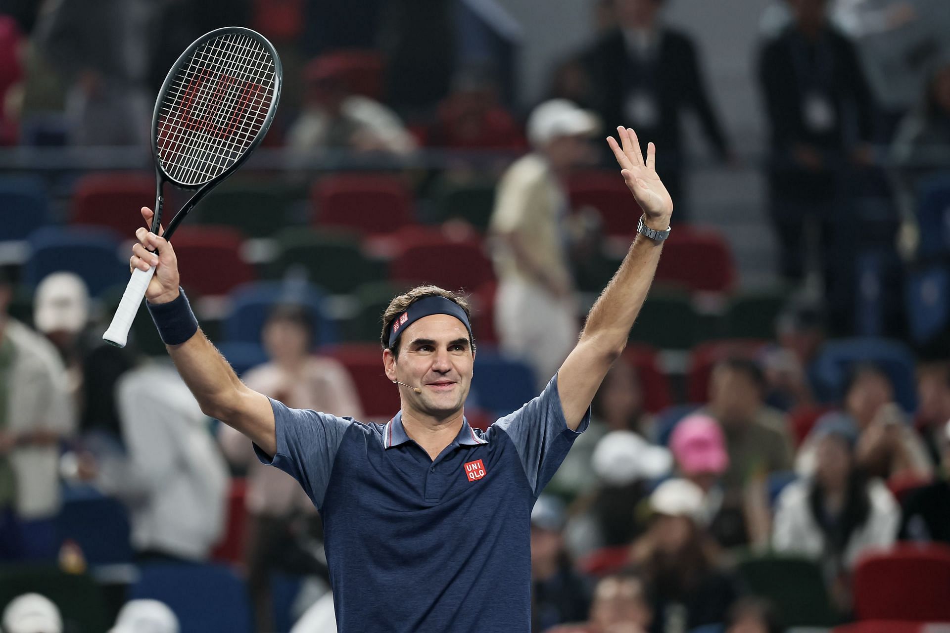 Roger Federer 2024 Shanghai Rolex Masters - (Getty)