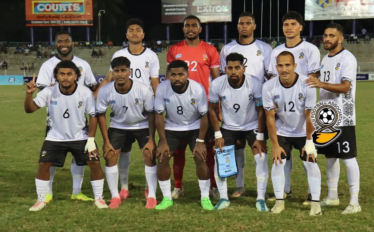 Fiji face New Caledonia on Sunday. Credit: @FijiFootball_ on X 