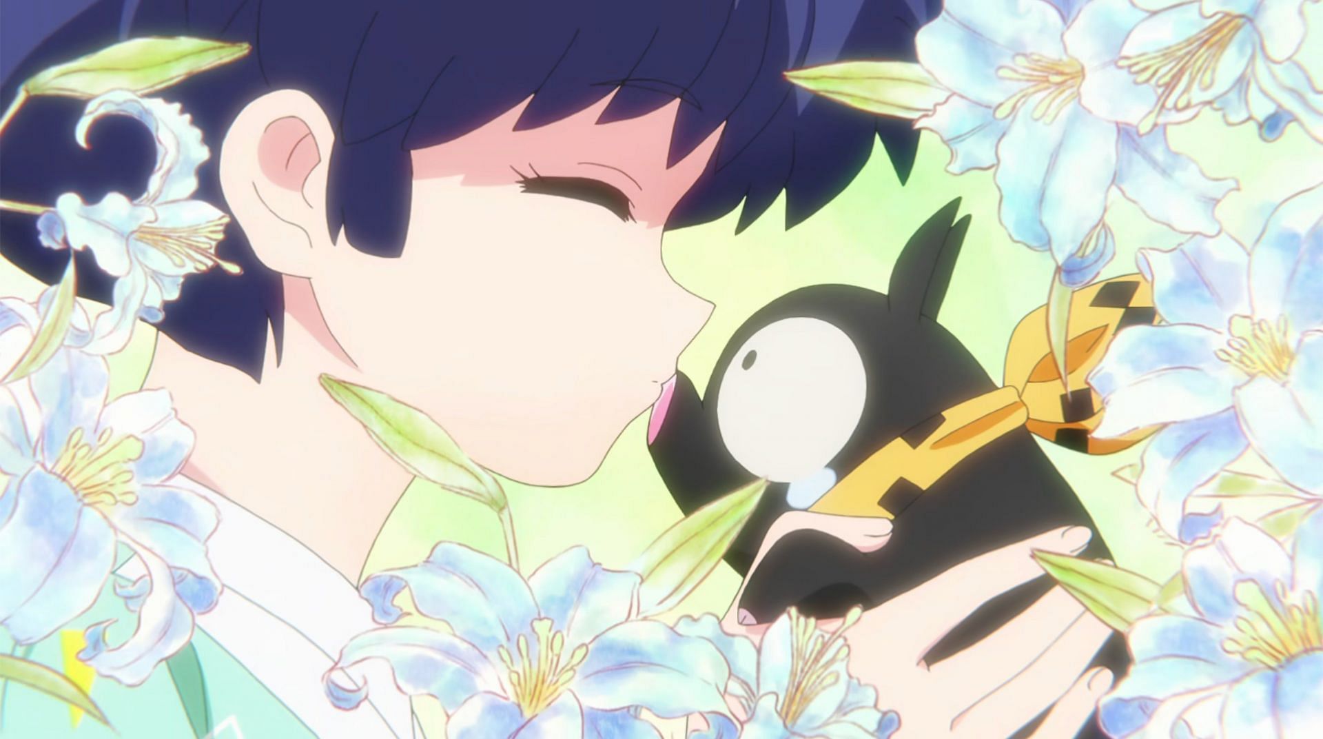 Akane kissing Pig version of Ryoga (Image via MAPPA).