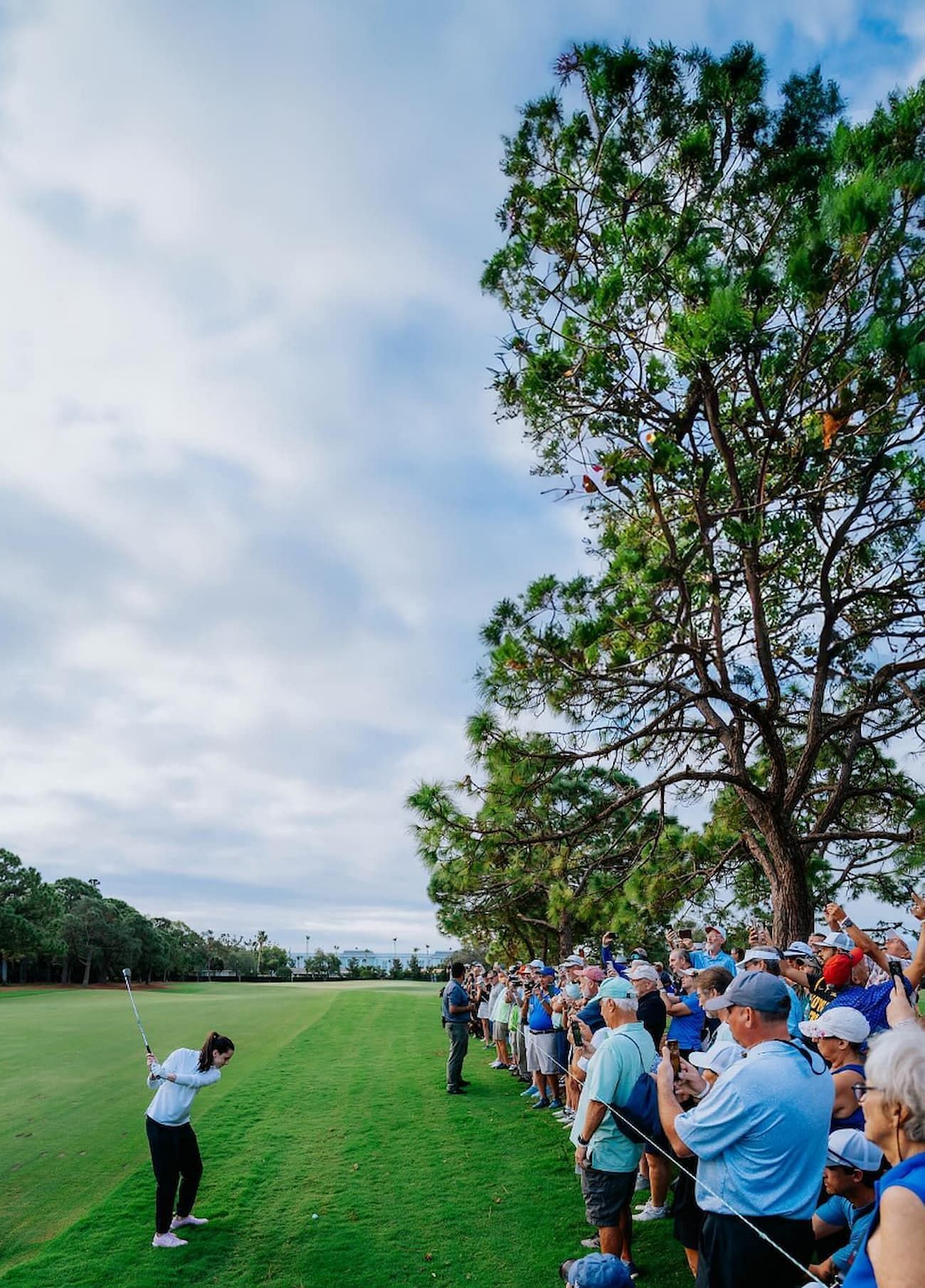 Clark at the LPGA (Photo credits: Clark&#039;s Instagram)