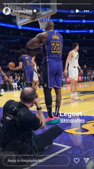 Warren Foegele's Instagram story