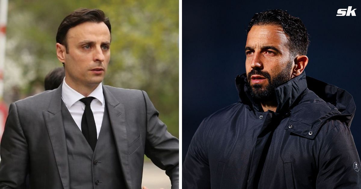 Former Manchester United striker Dimitar Berbatov and incoming head coach Ruben Amorim