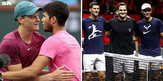 Jannik Sinner makes his feelings known on Djokovic-Nadal-Federer comparisons surrounding him & Carlos Alcaraz