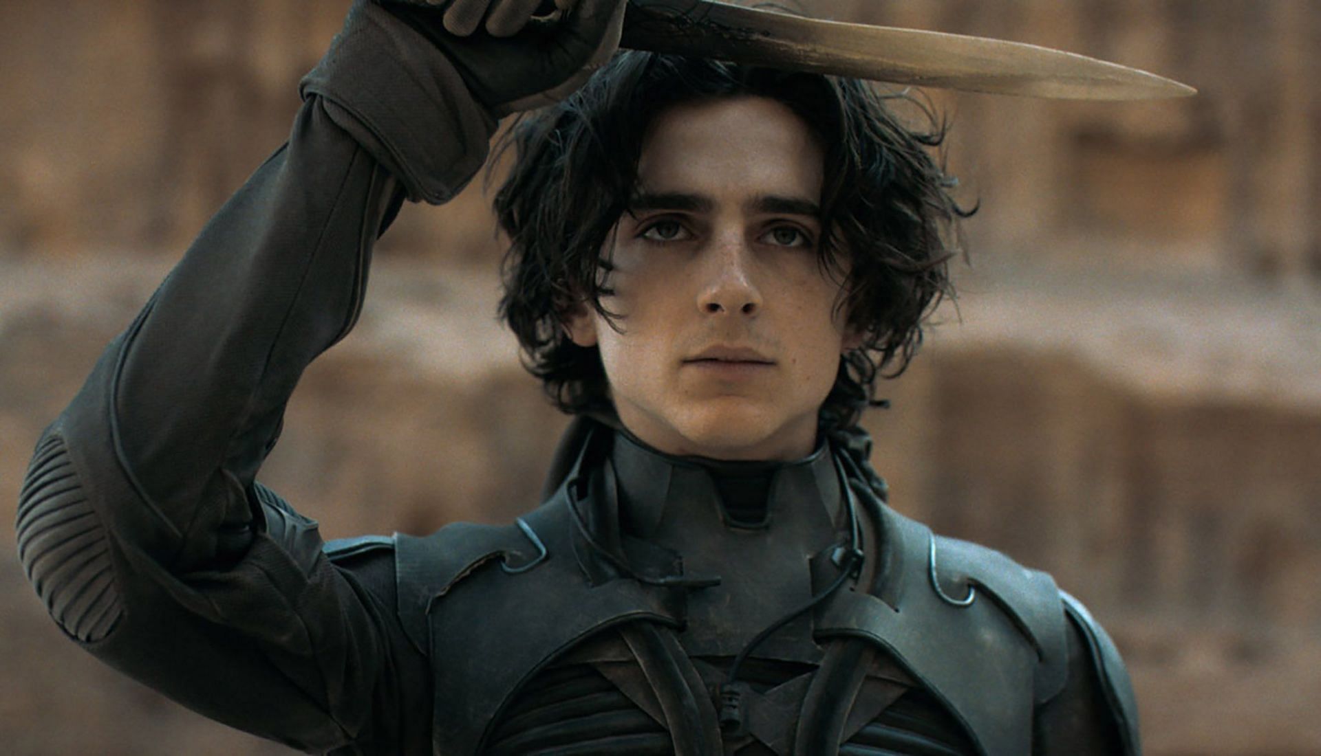 Timothee Chalamet as Paul Atreides (Image via @dunemovie/ X)