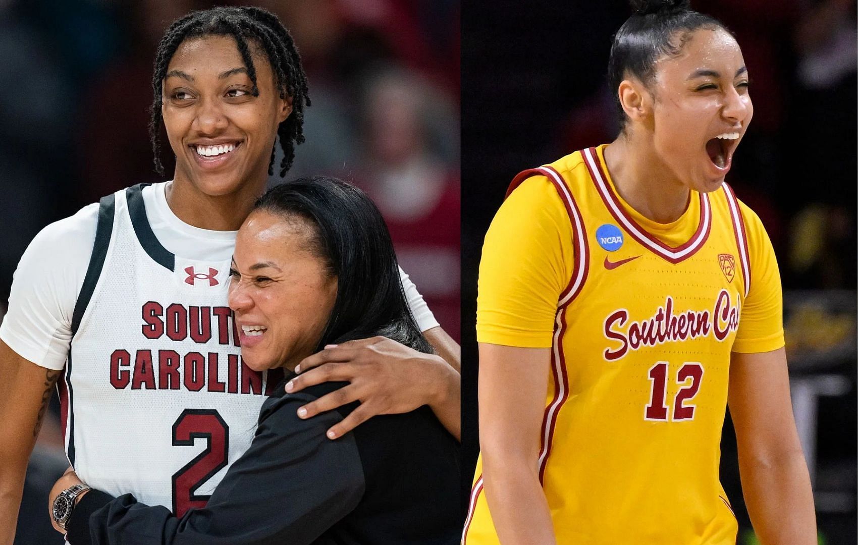 Ashlyn Watkins, Dawn Staley, JuJu Watkins