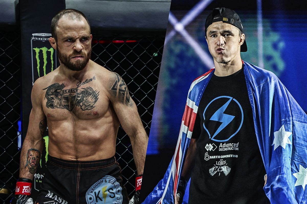 Jarred Brooks (left) Reece McLaren (right) [Photos via: ONE Championship]