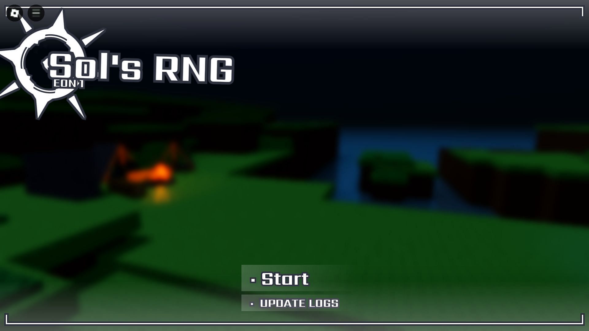 In-game title screen (Image via Roblox)