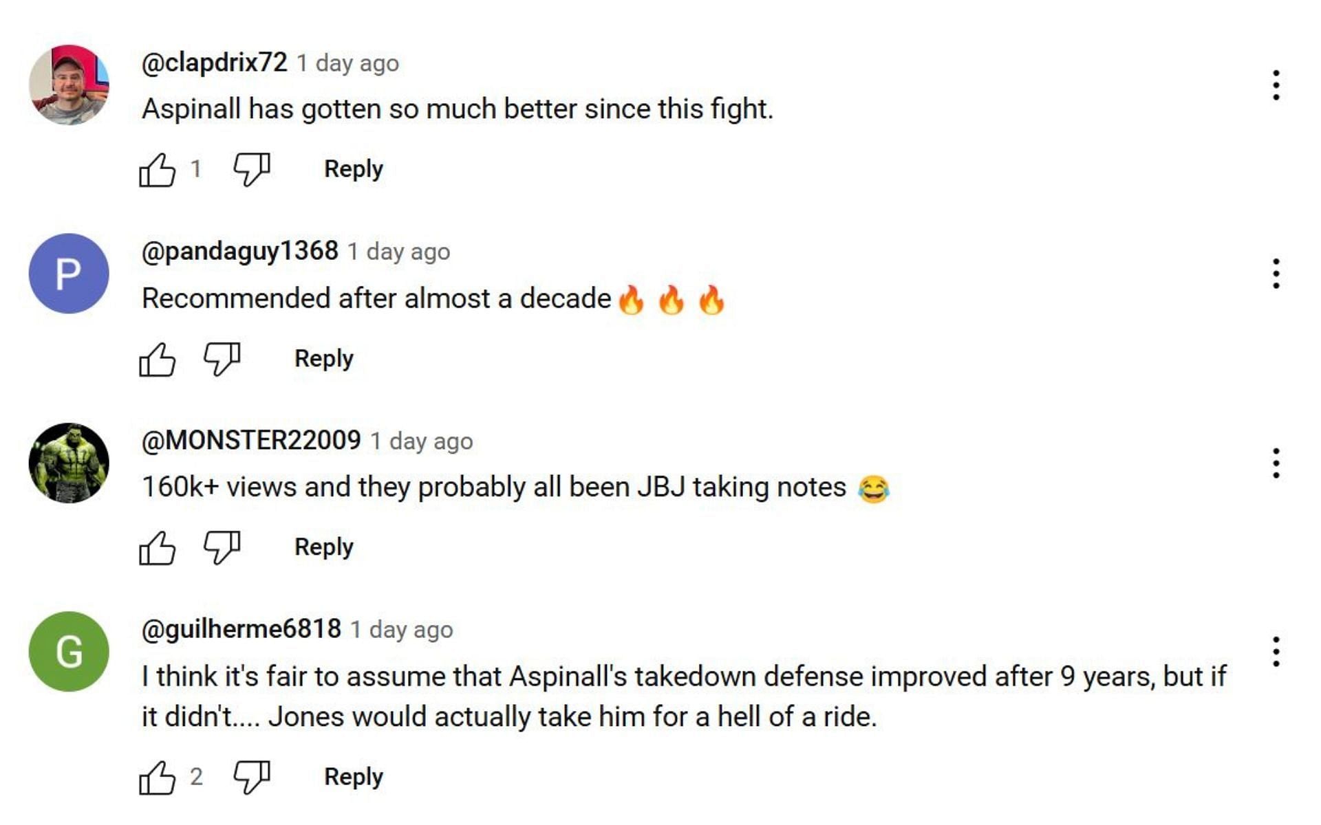 More comments on the video. [Image credit: BAMMA channel on YouTube]