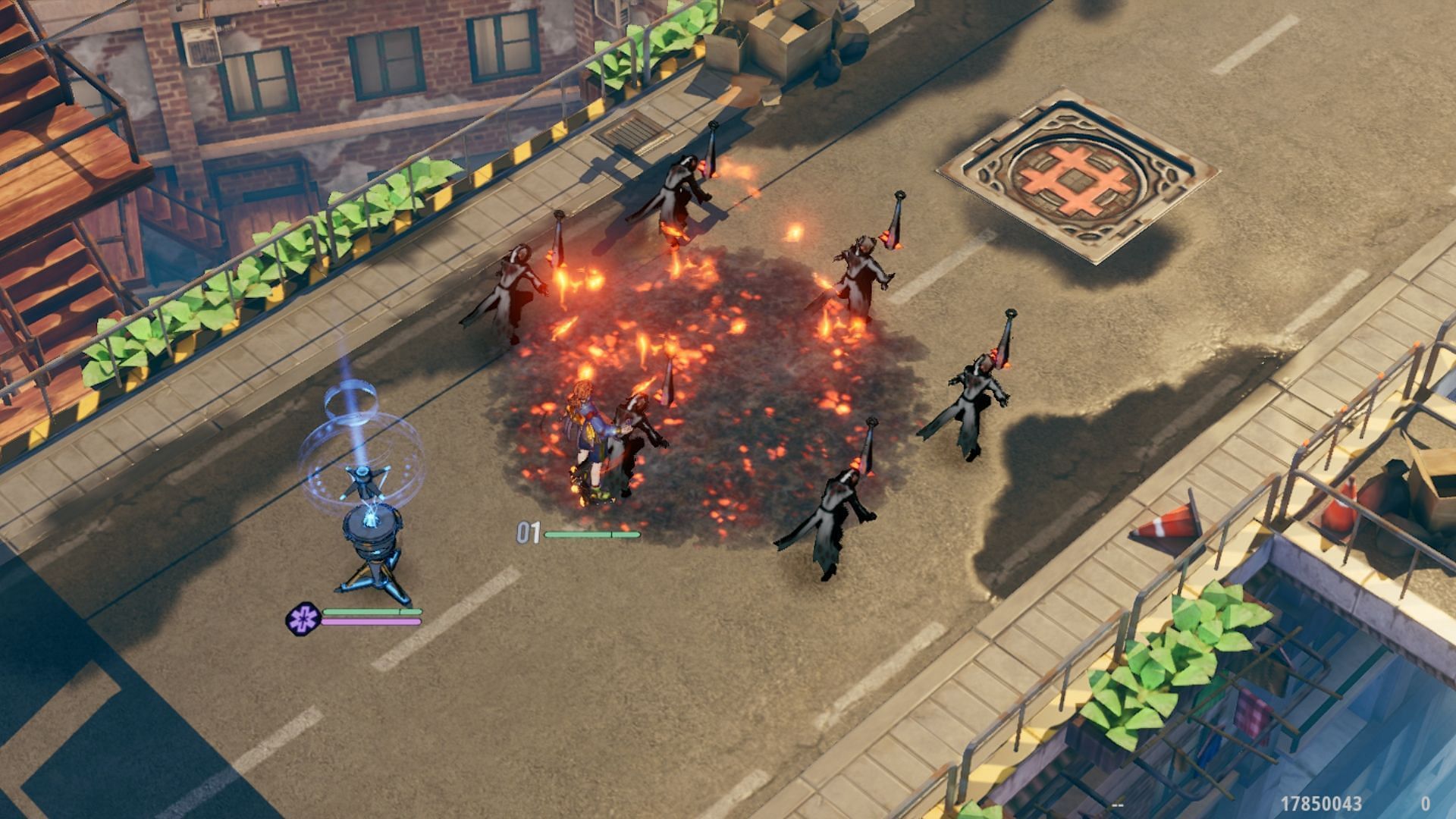 An Echomancer creating a Fire Zone (Image via Neocraft)