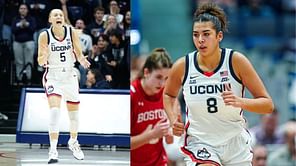 “Is that whole bag just candy”: Fans in love with Huskies stars Paige Bueckers, Jana El Alfy, and more in comfy airport fashion ahead of UNC clash