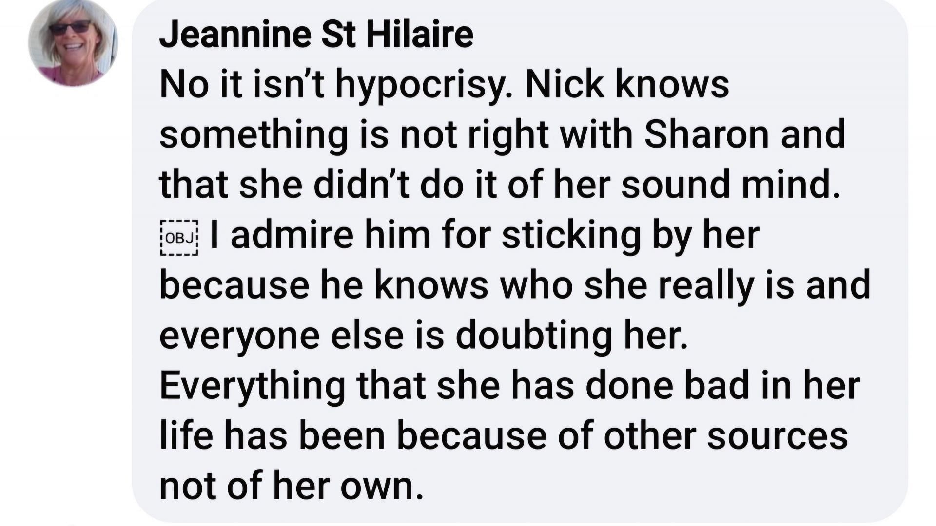 A fan speaking about Nick and Sharon&#039;s history and how it plays into the plot (via Young and Restless Canadian Day Ahead Recaps / Facebook)