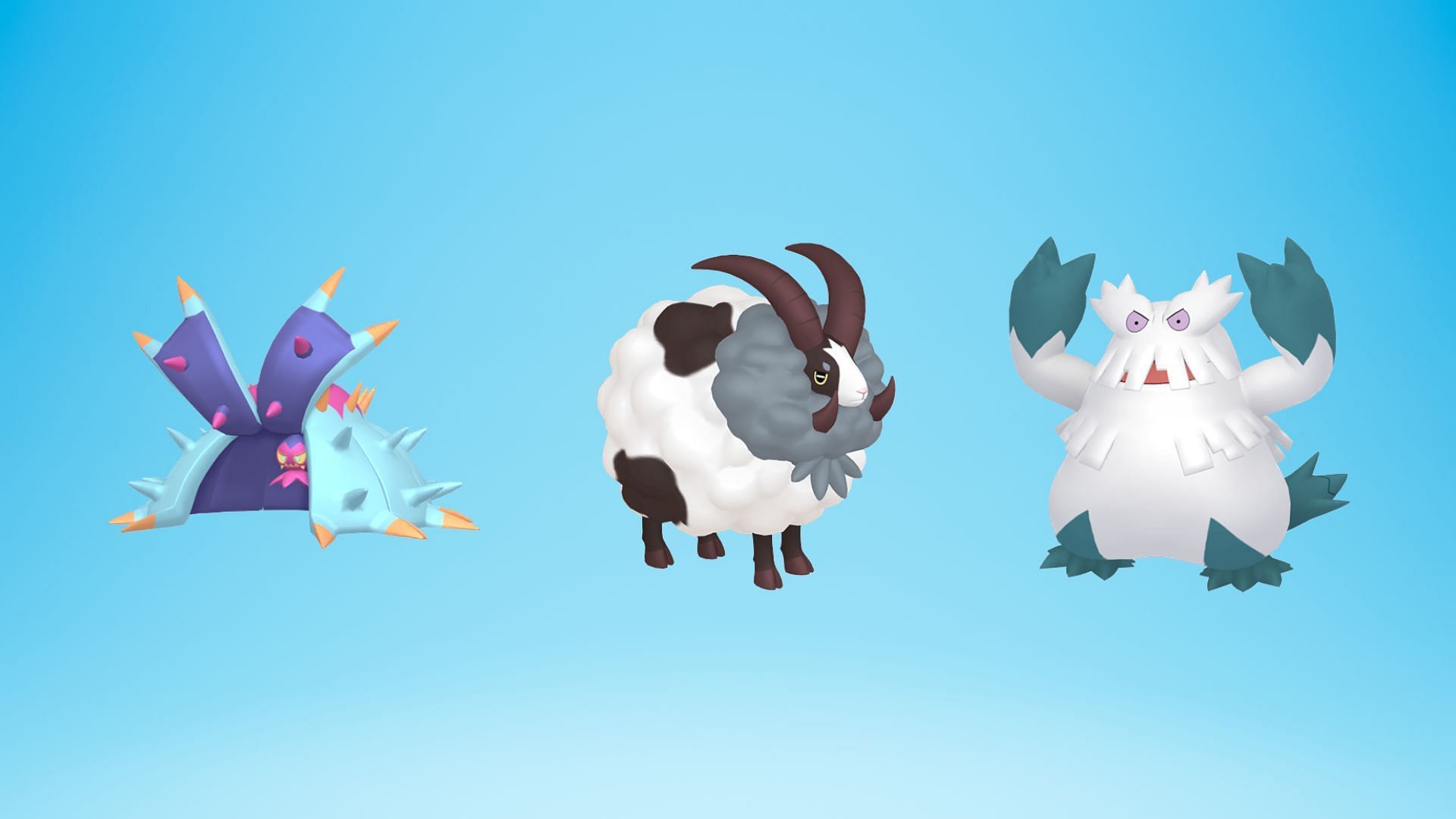 Toxapex, Dubwool, and Abomasnow (Image via TPC)