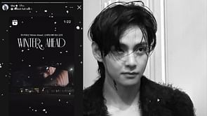 "Truly the universe's favourite"- Fans react as BTS' Taehyung's wish comes true with Korea's first snowfall during ‘Winter Ahead’ teaser screening