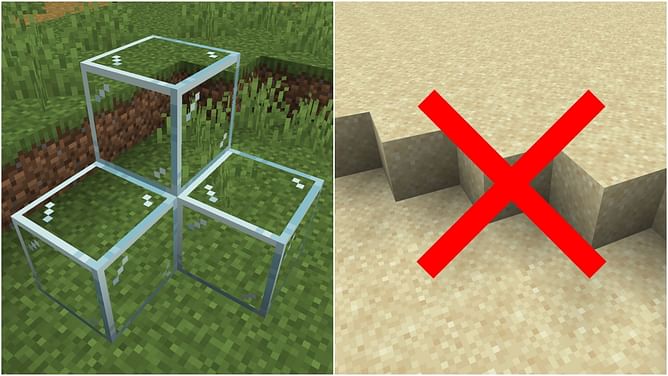 Minecraft: How to get glass without sand