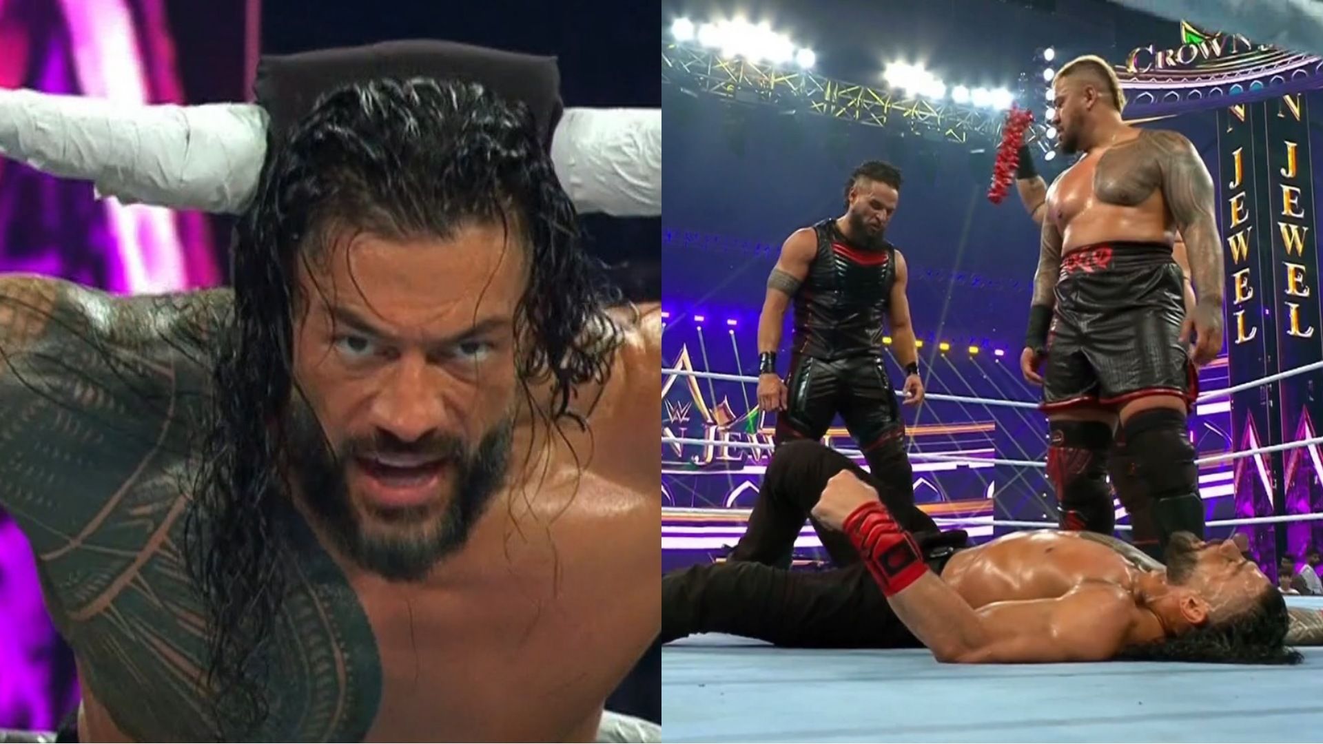 Roman Reigns-The Usos Lost: WWE Crown Jewel में Roman Reigns की 'शर्मनाक' हार, अपने भाई ने हजारों फैंस के सामने पिन करके मचाया बवाल