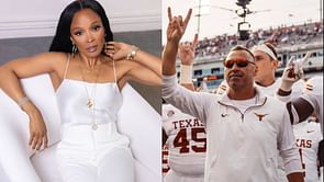 IN PICS: Steve Sarkisian’s wife Loreal Sarkisian shows off classic Louis Vuitton bag worth over $3,250 during Texas-Kentucky clash