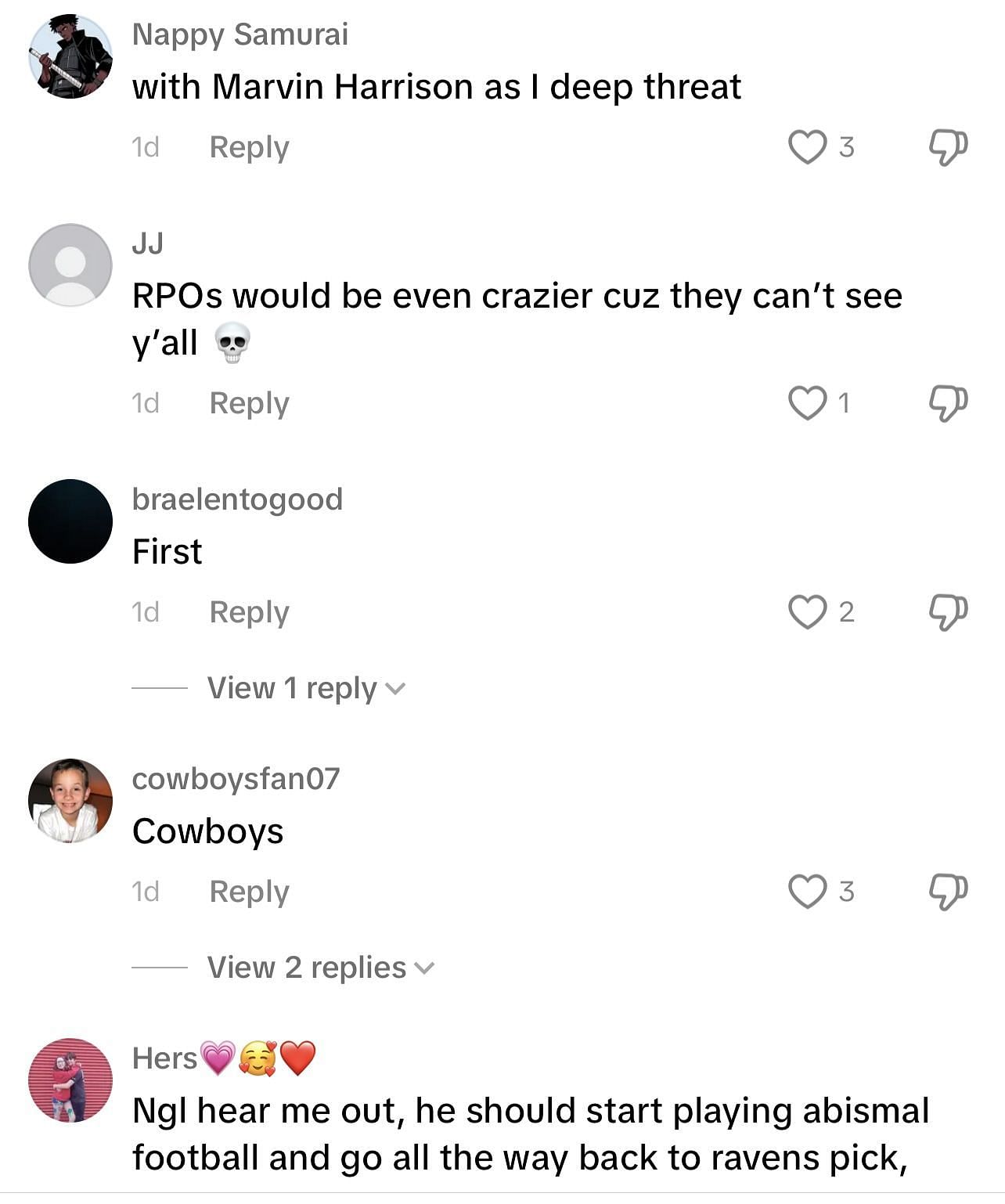 TikTok Comments