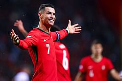 "910* not out" - Rio Ferdinand reacts on social media as Cristiano Ronaldo scores brace against Poland in Nations League clash