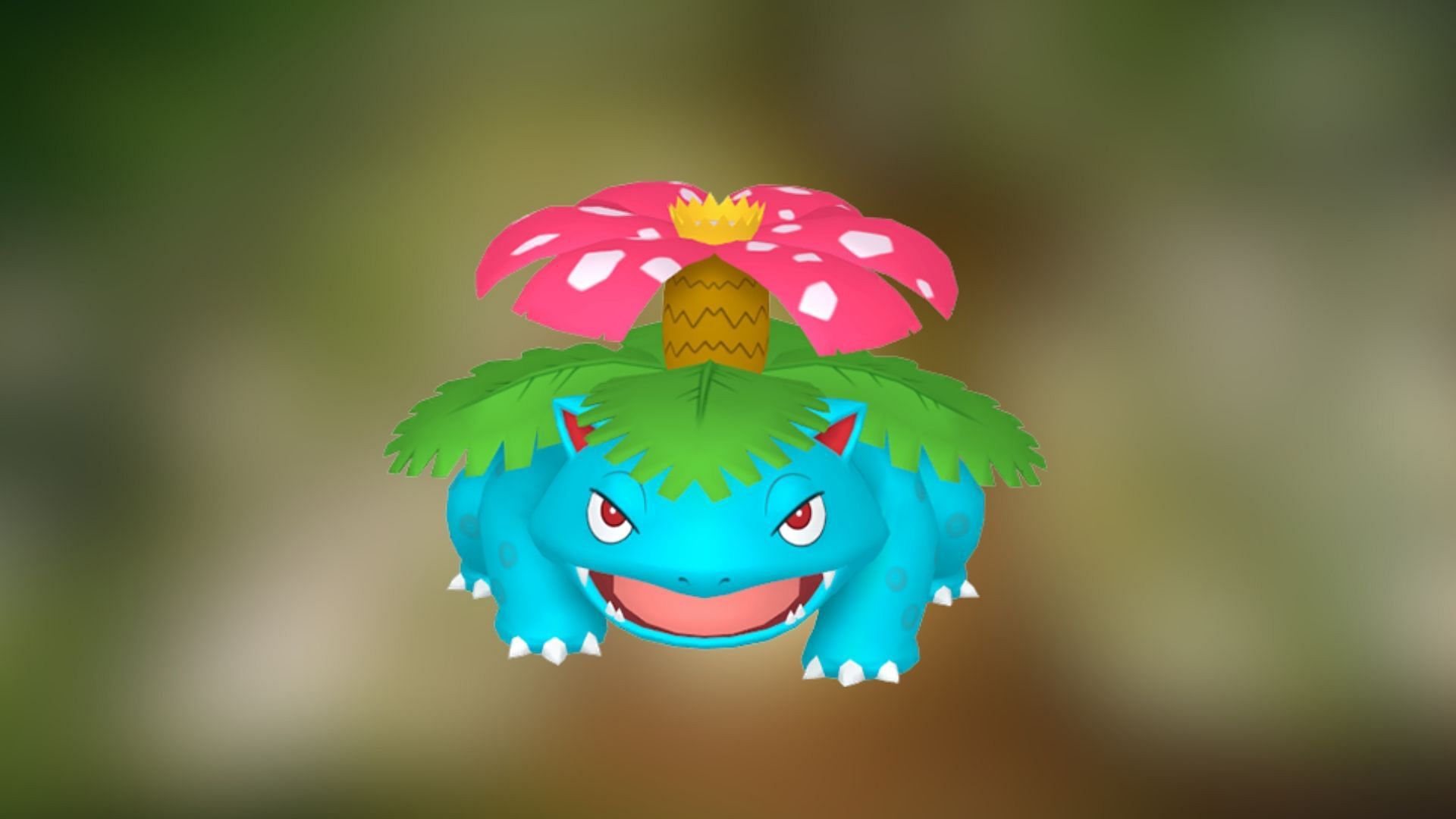 Venusaur, as it will appear in the raids. (Image via The Pokemon Company)