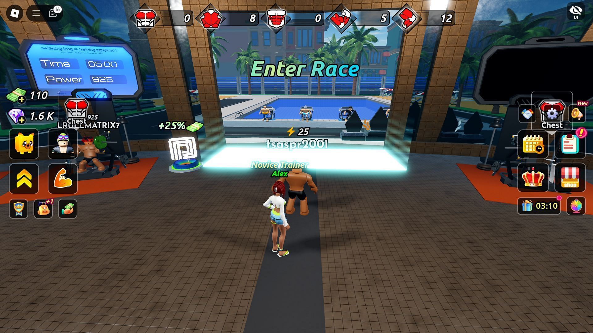 Complete race to get rewards from Thanksgiving Pass (Image via Roblox)