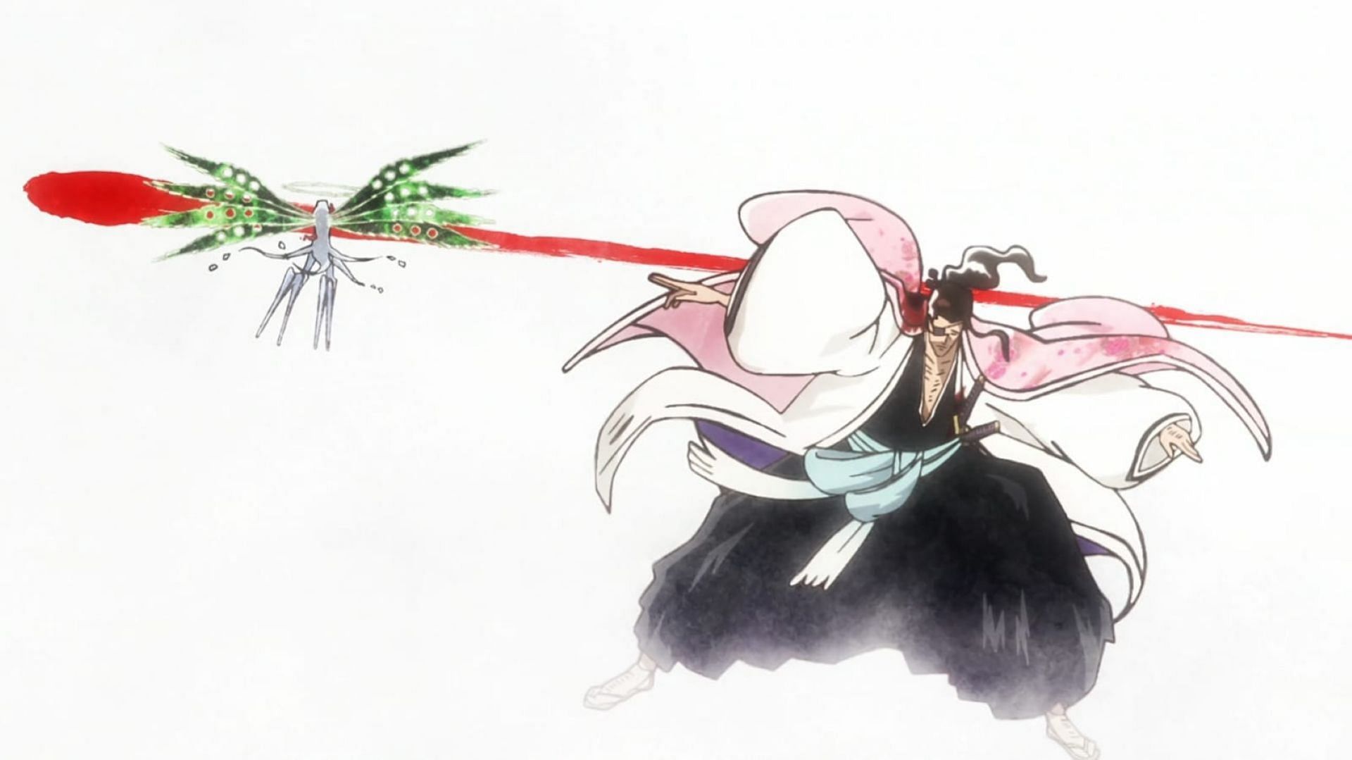 The final act of Shunsui&#039;s Bankai (Image via Pierrot Films)