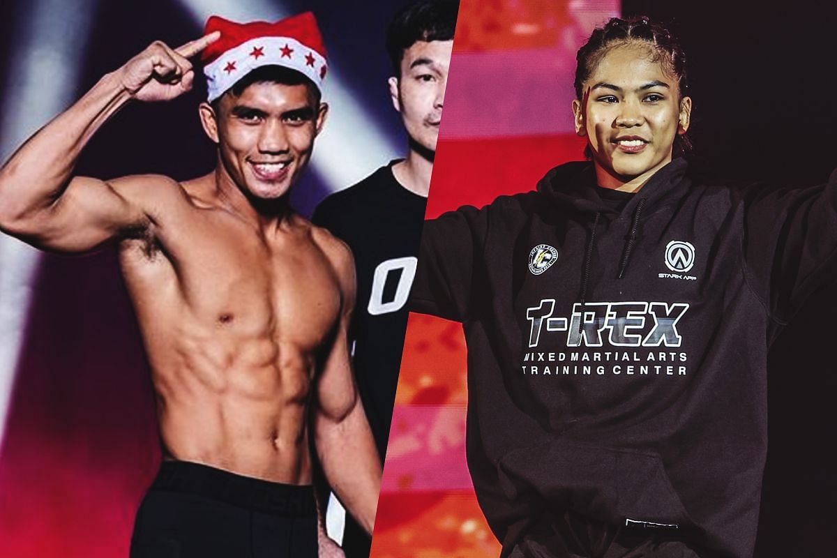 Fritz Biagtan (L) and Denice Zamboanga (R) | Image by ONE Championship