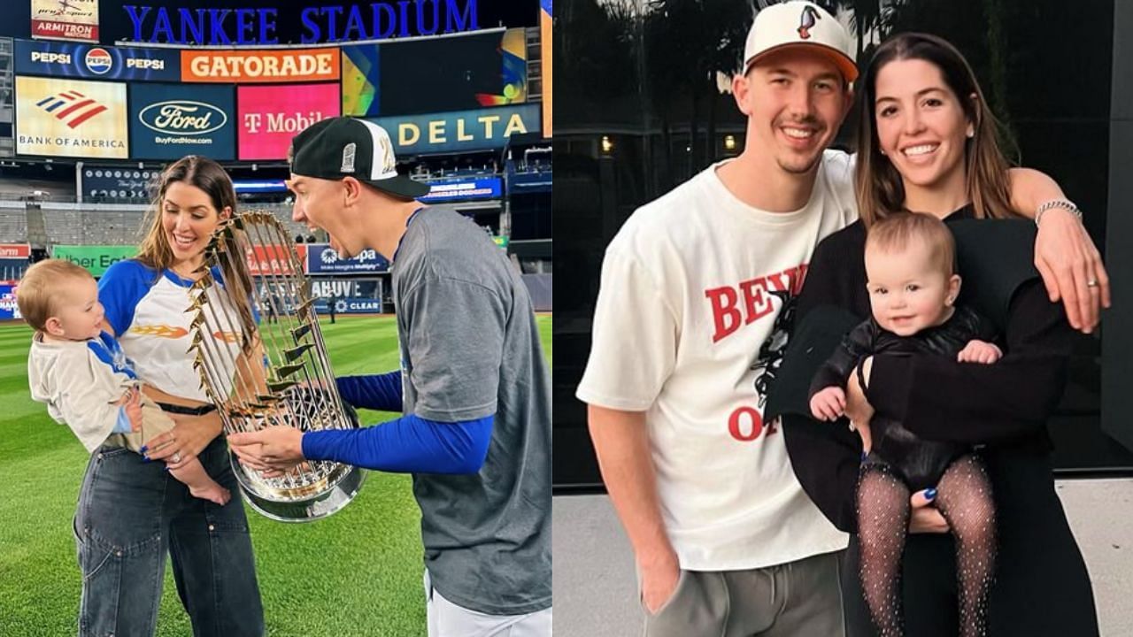 Walker Buehler, wife Mckenzie and daughter Finley (Images from - Instagram.com/@mckenziebuehler)