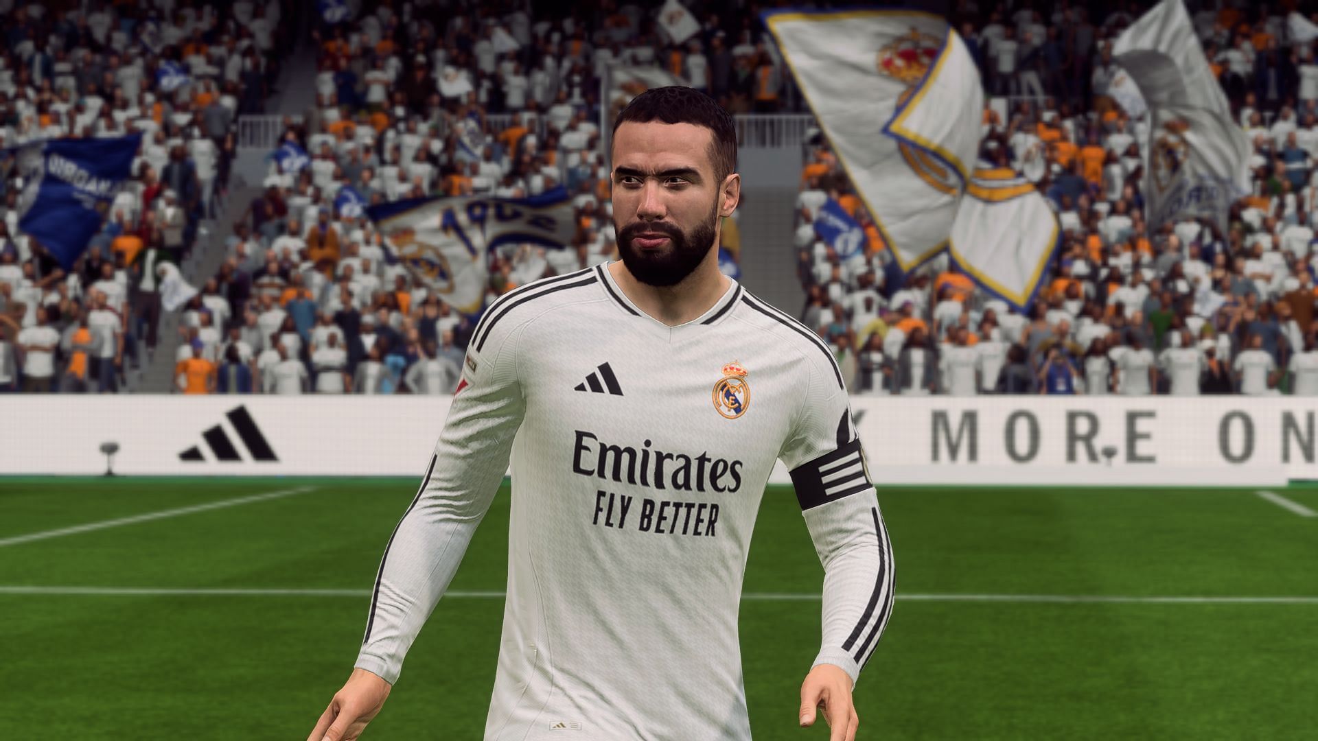 Dani Carvajal in the Madrid kit (Image via EA)