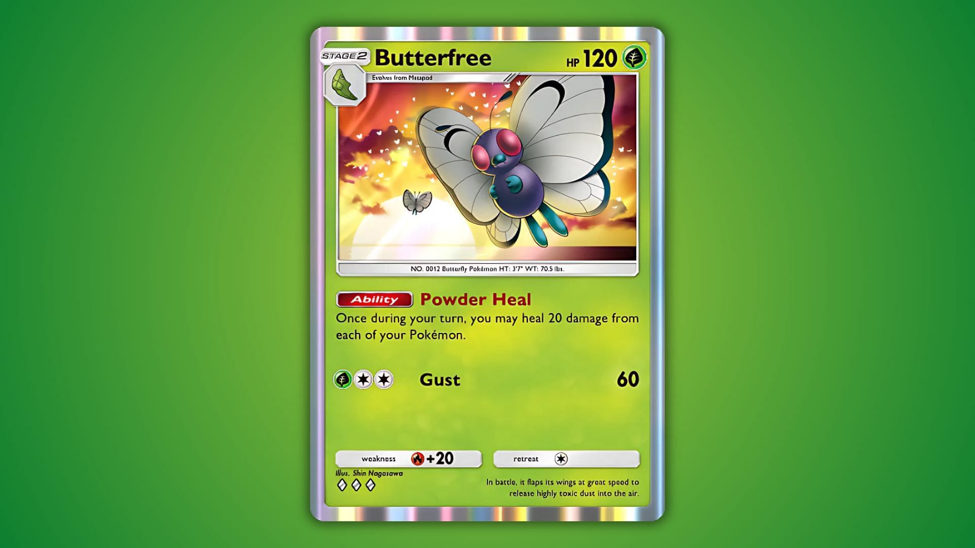 Butterfree's card in Pokemon TCG Pocket (Image via The Pokemon Company)