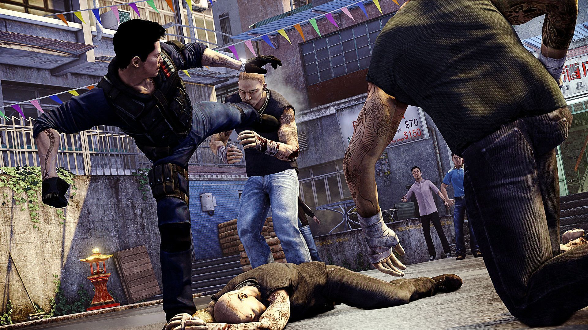 A still from Sleeping Dogs: Definitive Edition (Image via Square Enix || Feral Interactive)