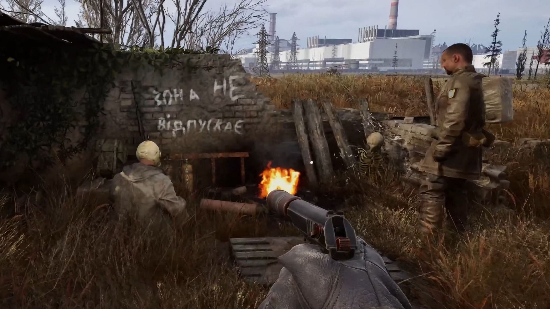 Stalker: Shadow of Chernobyl easter eggs found in Stalker 2 (Image via GSC Game World || YouTube/@ZelexFPS)