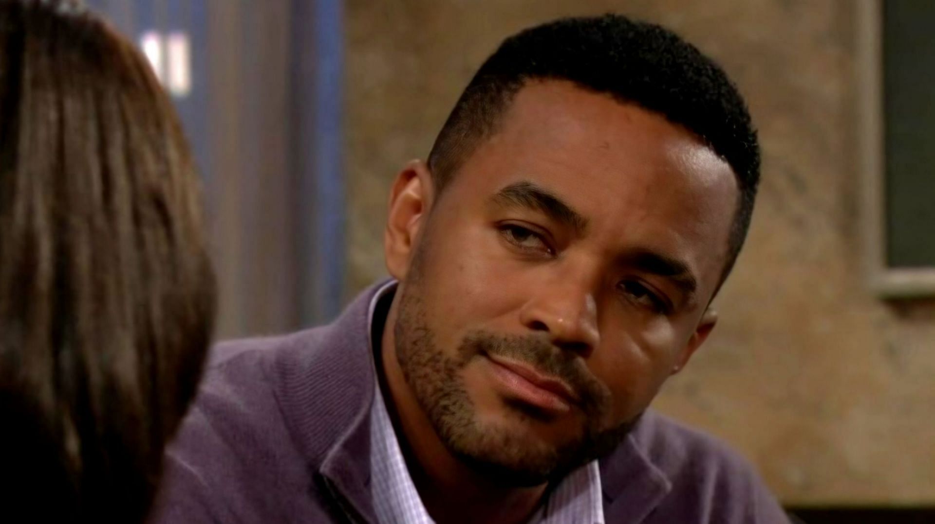 Nate Hastings in a still from the soap (via CBS)