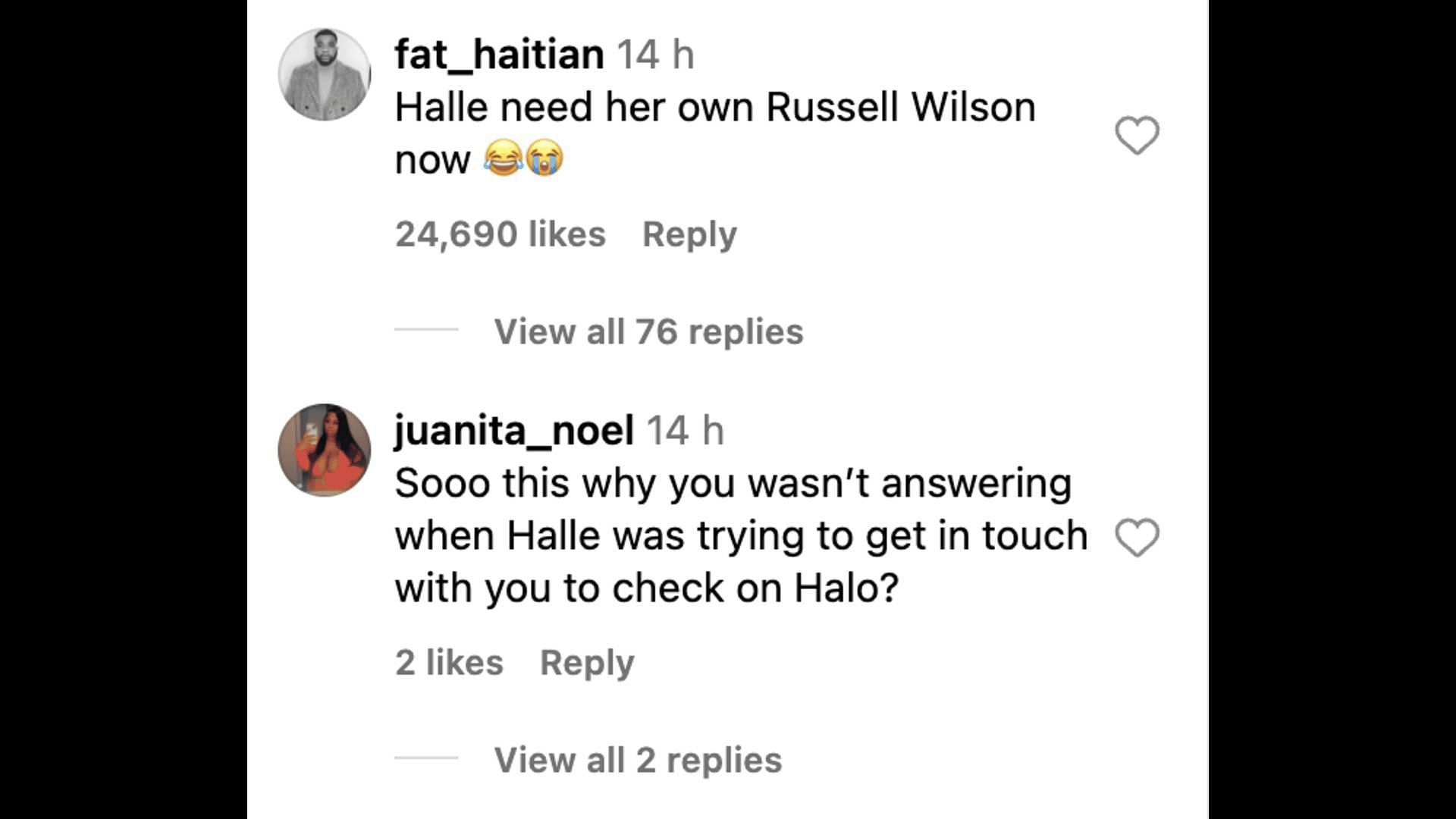 Instagram users comment on Ahna Mac&rsquo;s picture with Halle Bailey&rsquo;s ex: Reactions and details explored. (Image via Instagram/@theshaderoom)