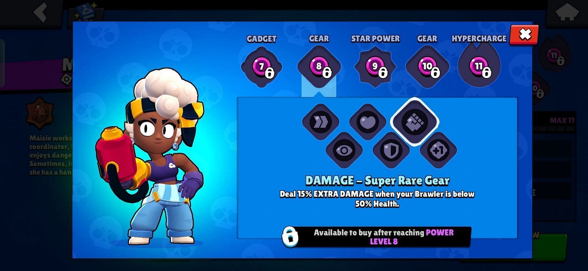 Damage Gear (Image via Supercell)